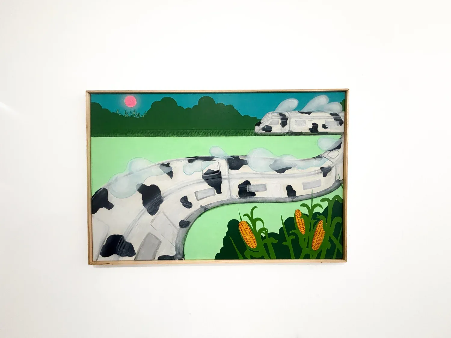 Tren lechero (Milk Train), 2022 by Riesbri