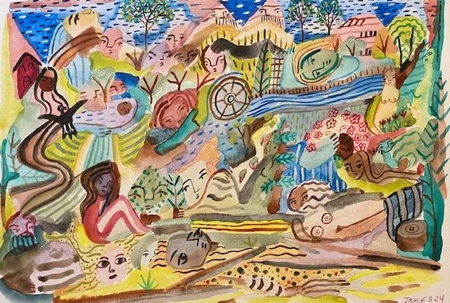 Rocks and Driftwood by Jackie Bradshaw