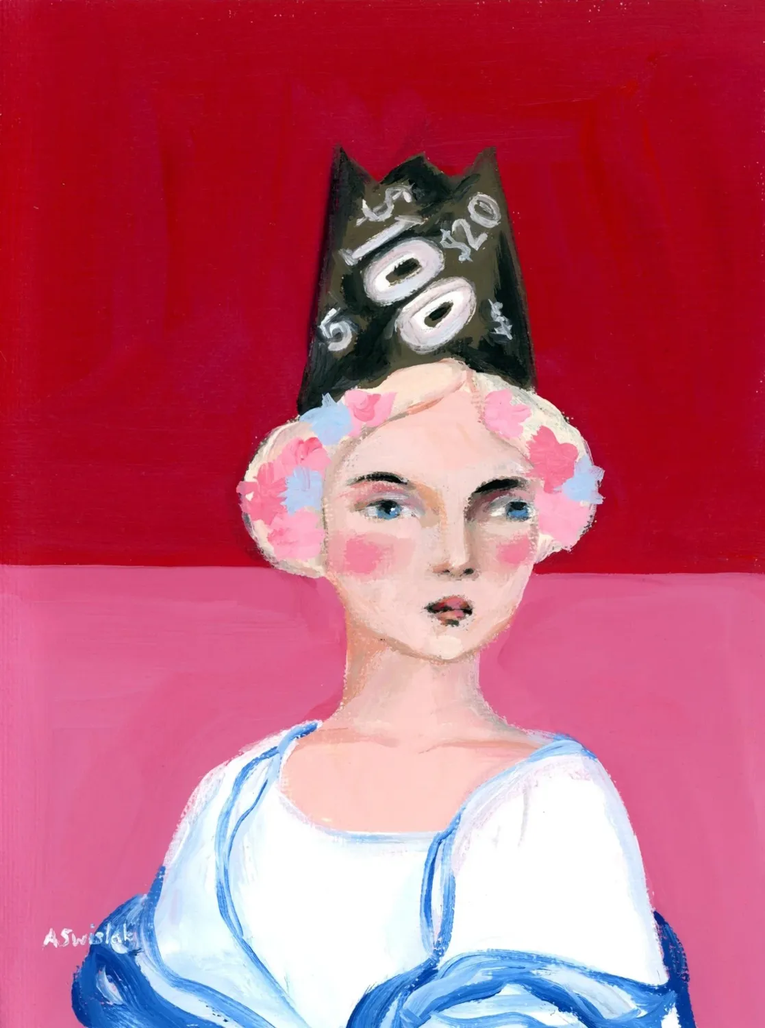 Girl with Money Crown: Agnes by Alexandra Swistak