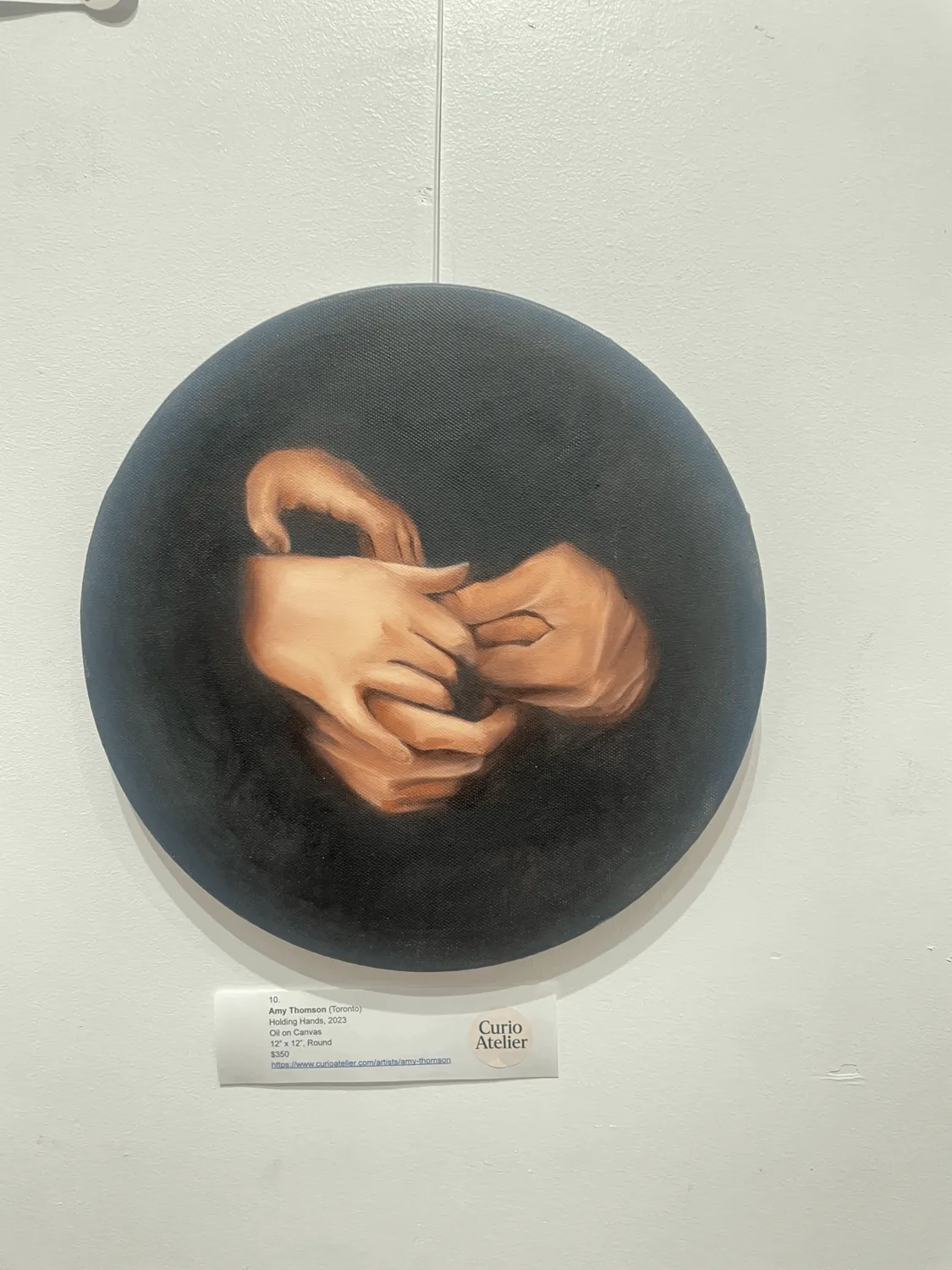 Holding Hands, 2023 by Amy Thomson
