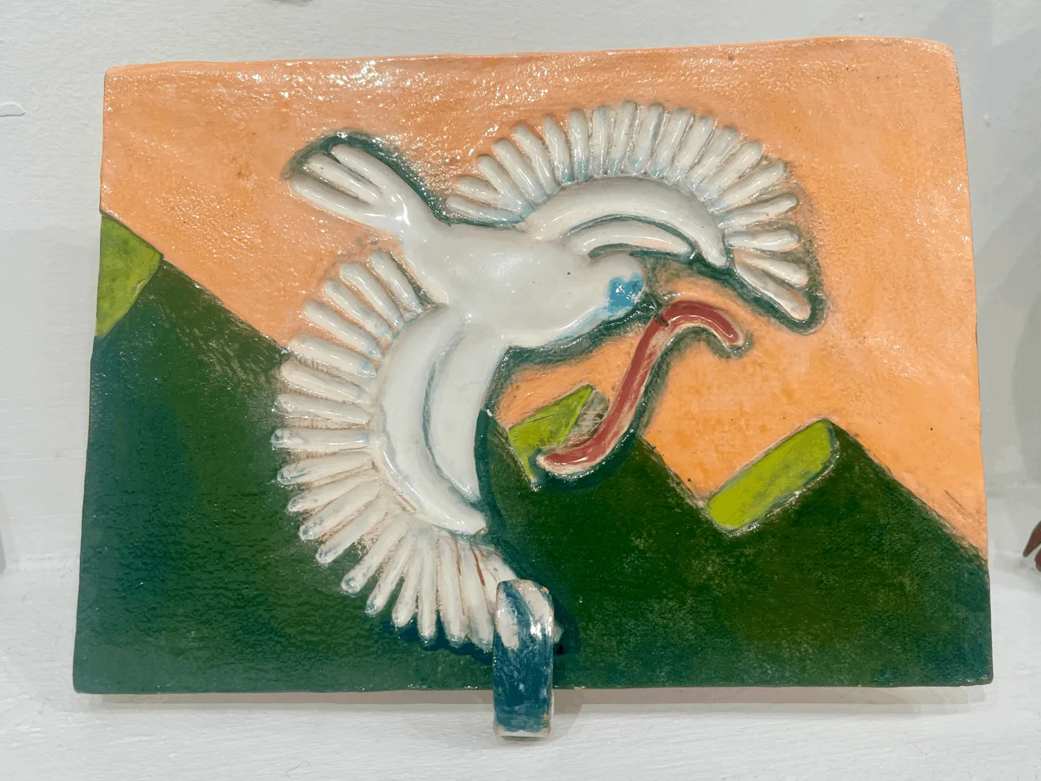 Pájaro Campana en tierra (Bell Bird on Land), 2023 by Riesbri