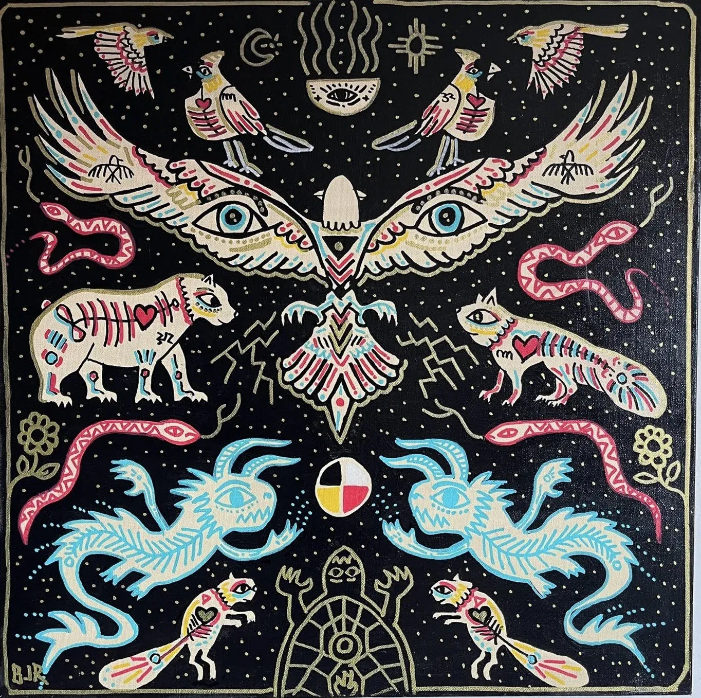 Waabanishimo (Dance until daylight), 2024 by Bradley Reinhardt