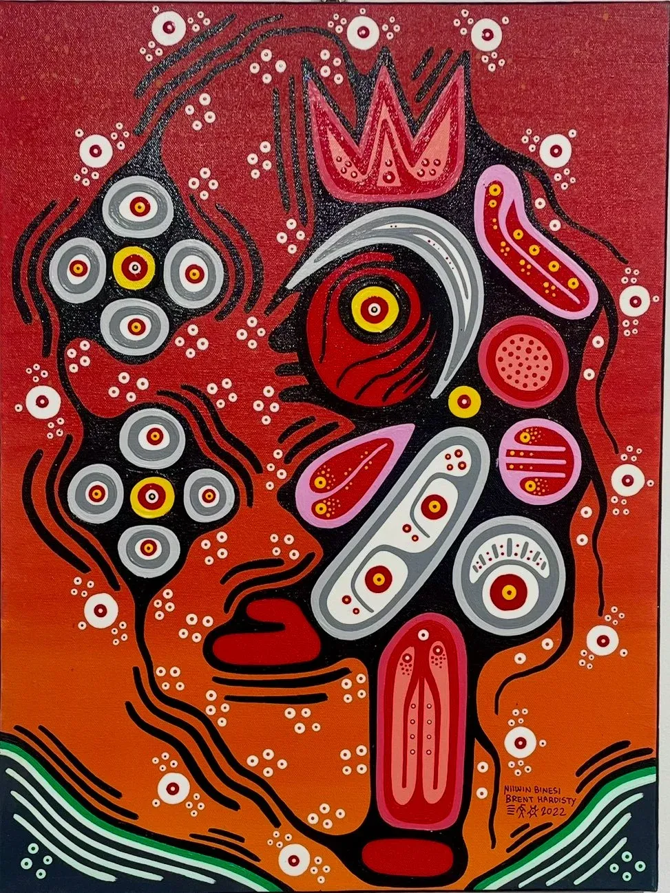 Woman with Flowers, 2022 by Brent Hardisty