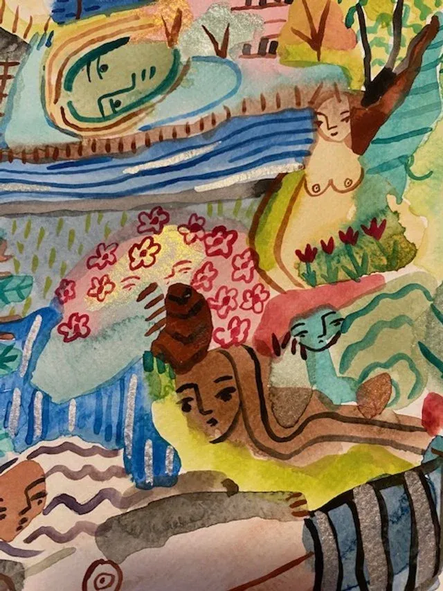 Rocks and Driftwood by Jackie Bradshaw (view 4)