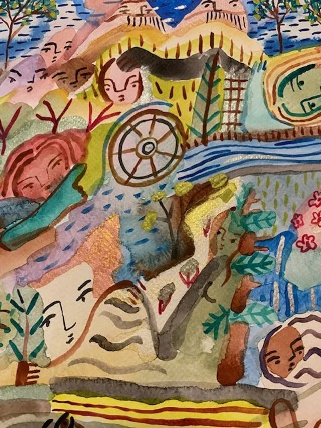 Rocks and Driftwood by Jackie Bradshaw (view 5)