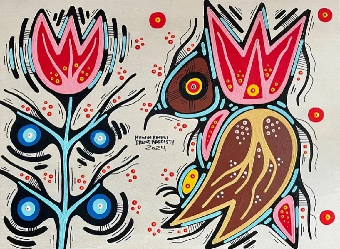 Bird and Flower, 2024 by Brent Hardisty